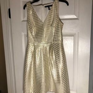 Cream & Gold Dress
